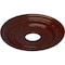 Ekena Millwork Dublin Ceiling Medallion (Fits Canopies up to 8 1/4"), 15 3/8"OD x 3 5/8"ID x 1"P, Brushed Mahogany CM15DUBMF - alternate 2